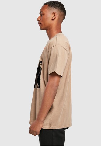 Merchcode Shirt 'Thin Lizzy - Do Anything' in Beige