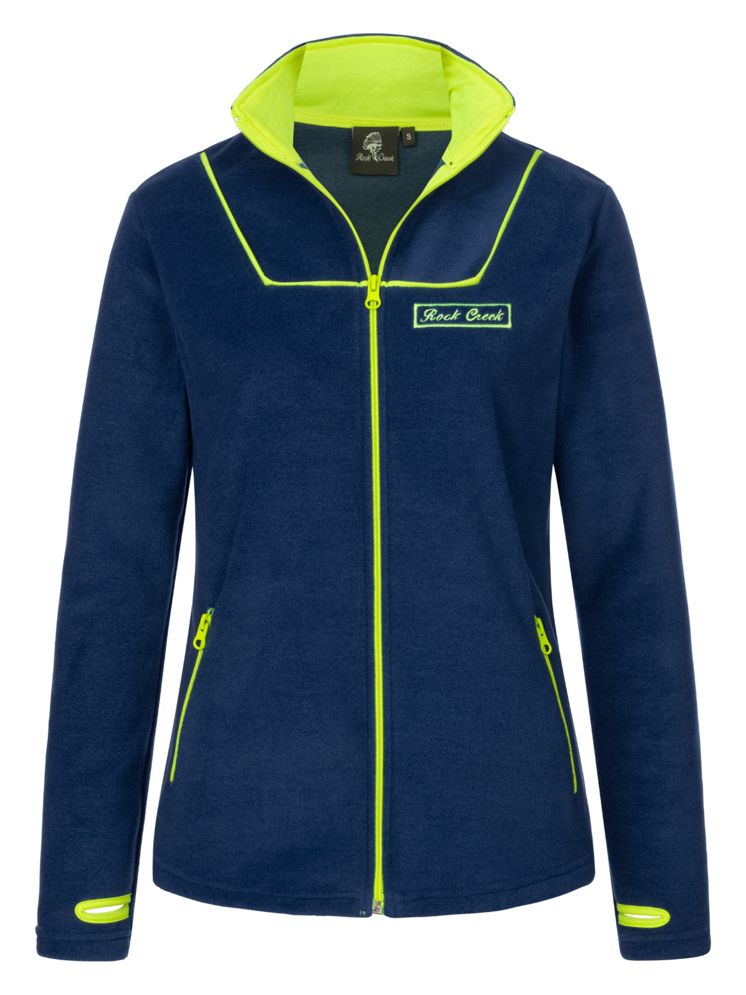 Rock Creek Fleece Jacket in Blue: front