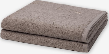 ROSS Handtuch 'Vita' in Grau: Vorderseite