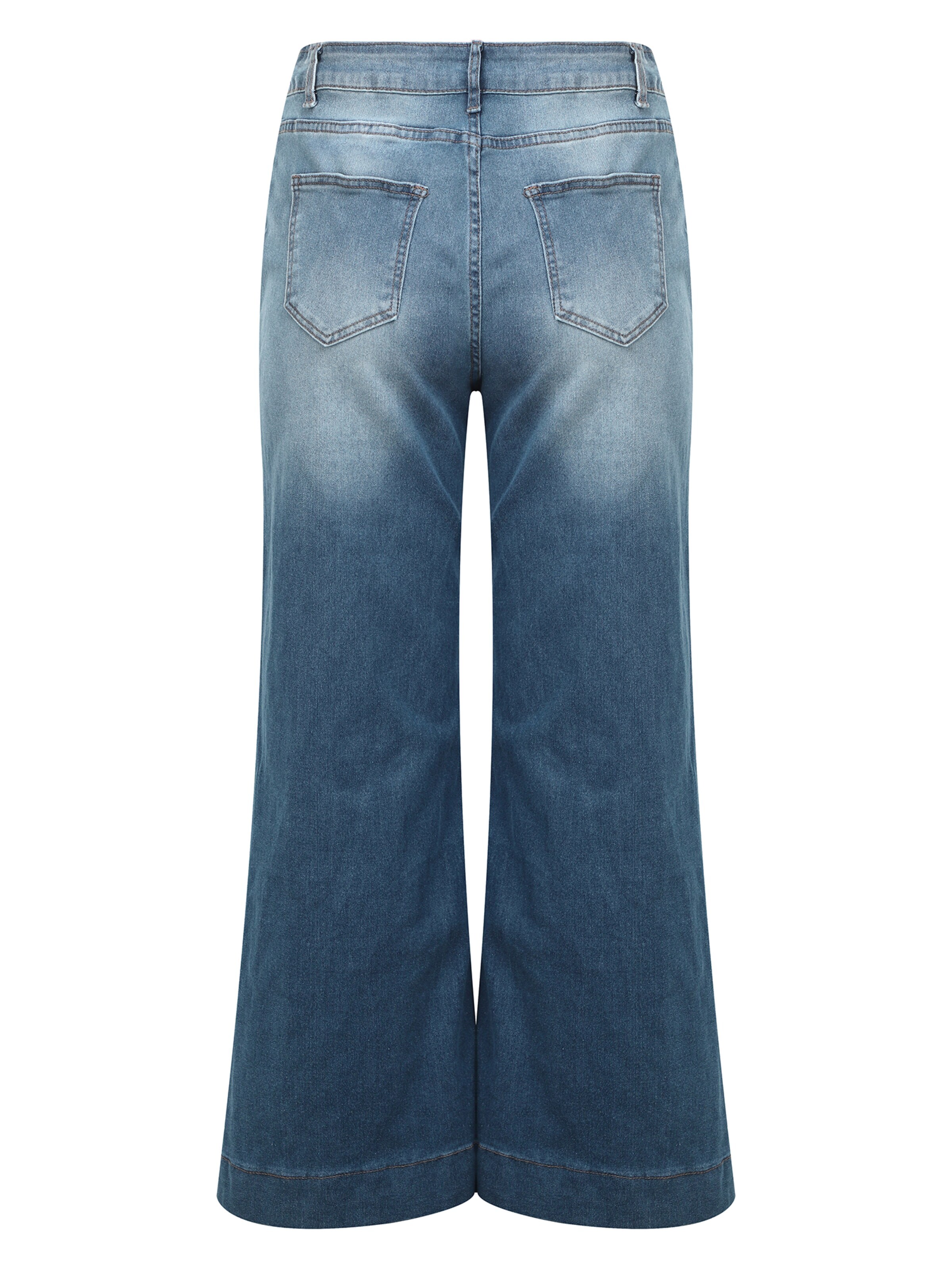 LapaPlus Loosefit Jeans 'Women Hose' i blå