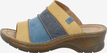 JOSEF SEIBEL Mules 'Catalonia' in Yellow: front