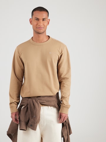 T-Shirt 'Tweeter' G-STAR en beige : devant