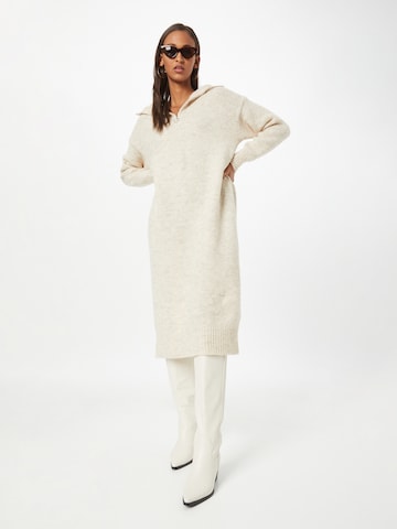 SISTERS POINT Knitted dress 'LUI' in Beige