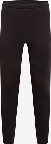 PUMA Slimfit Sportbroek in Zwart: voorkant