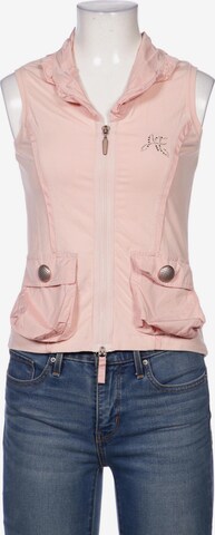 AIRFIELD Vest in XS in Pink: front