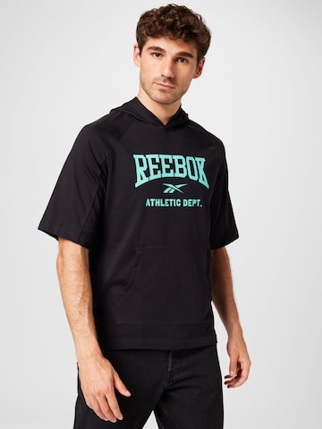Reebok Athletic Sweatshirt in Black: front