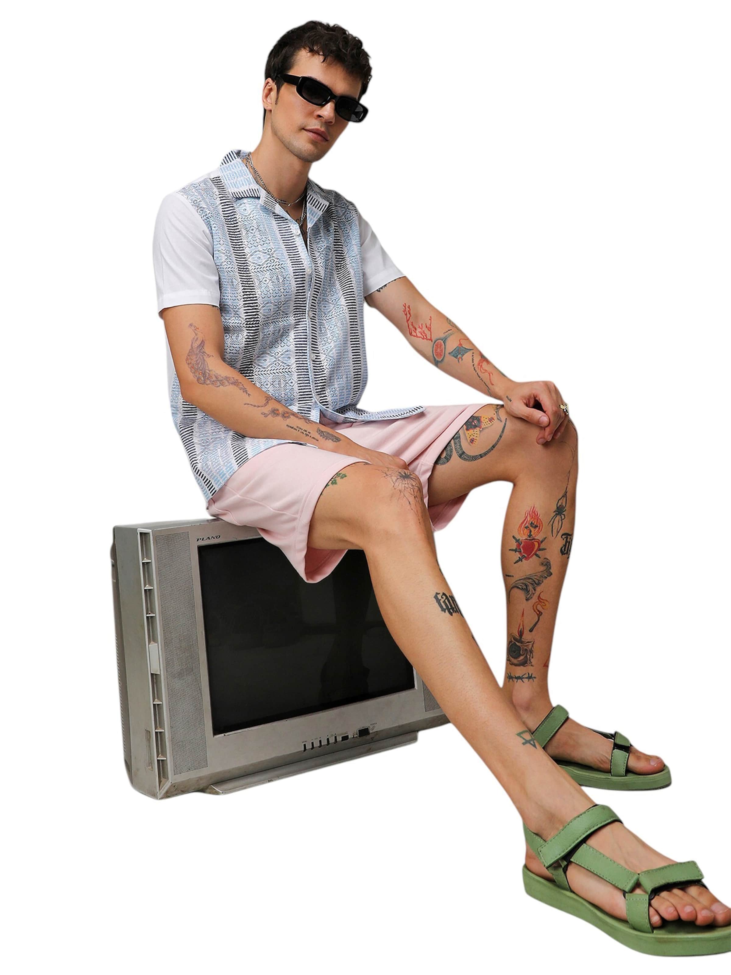 Campus Sutra Regular fit Button Up Shirt 'Sydnie' in Mixed colours