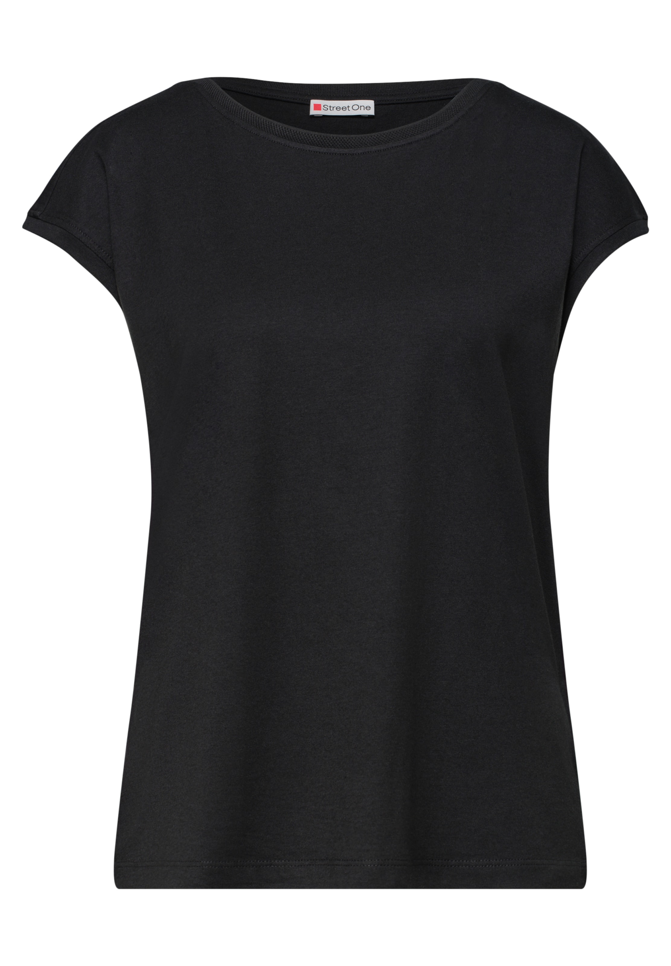STREET ONE T-Shirt in Schwarz: Vorderseite