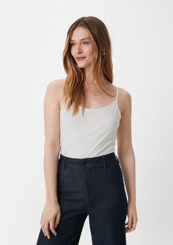 Top di COMMA in bianco: frontale