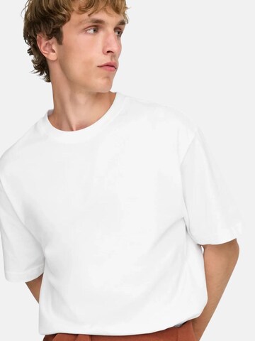 T-Shirt 'ONSFRED LIFE RLX SS TEE NOOS' Only & Sons en blanc