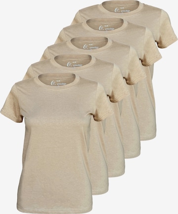 Cotton Prime T-Shirt in Beige: Vorderseite