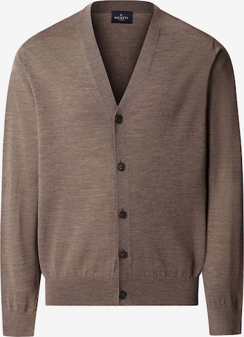 Hackett London Gebreid vest 'ESS' in Beige: voorkant