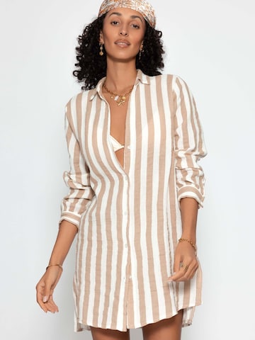 SASSYCLASSY Kleid‌‌ in Grau: Vorderseite