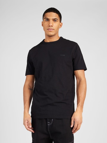 melns BOSS T-Krekls 'Tegood': no priekšpuses