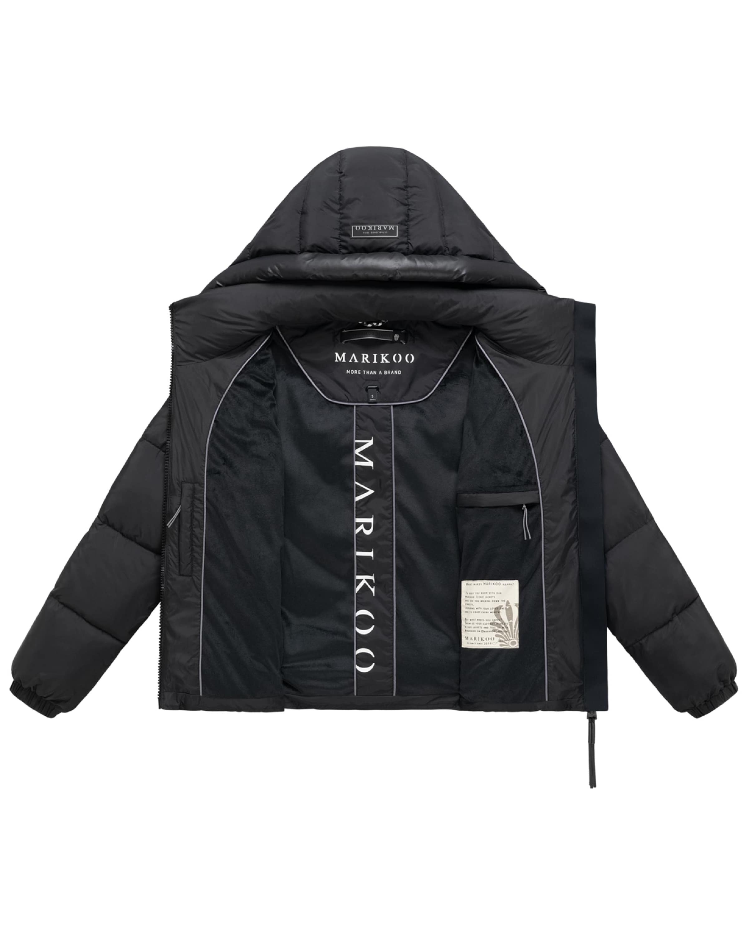 MARIKOO Jacke 'Pinaa XVI' in Schwarz