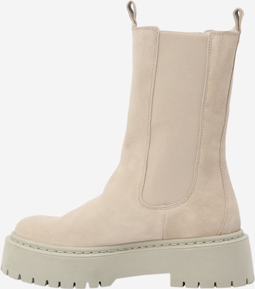 Bianco Chelsea Boots in Beige