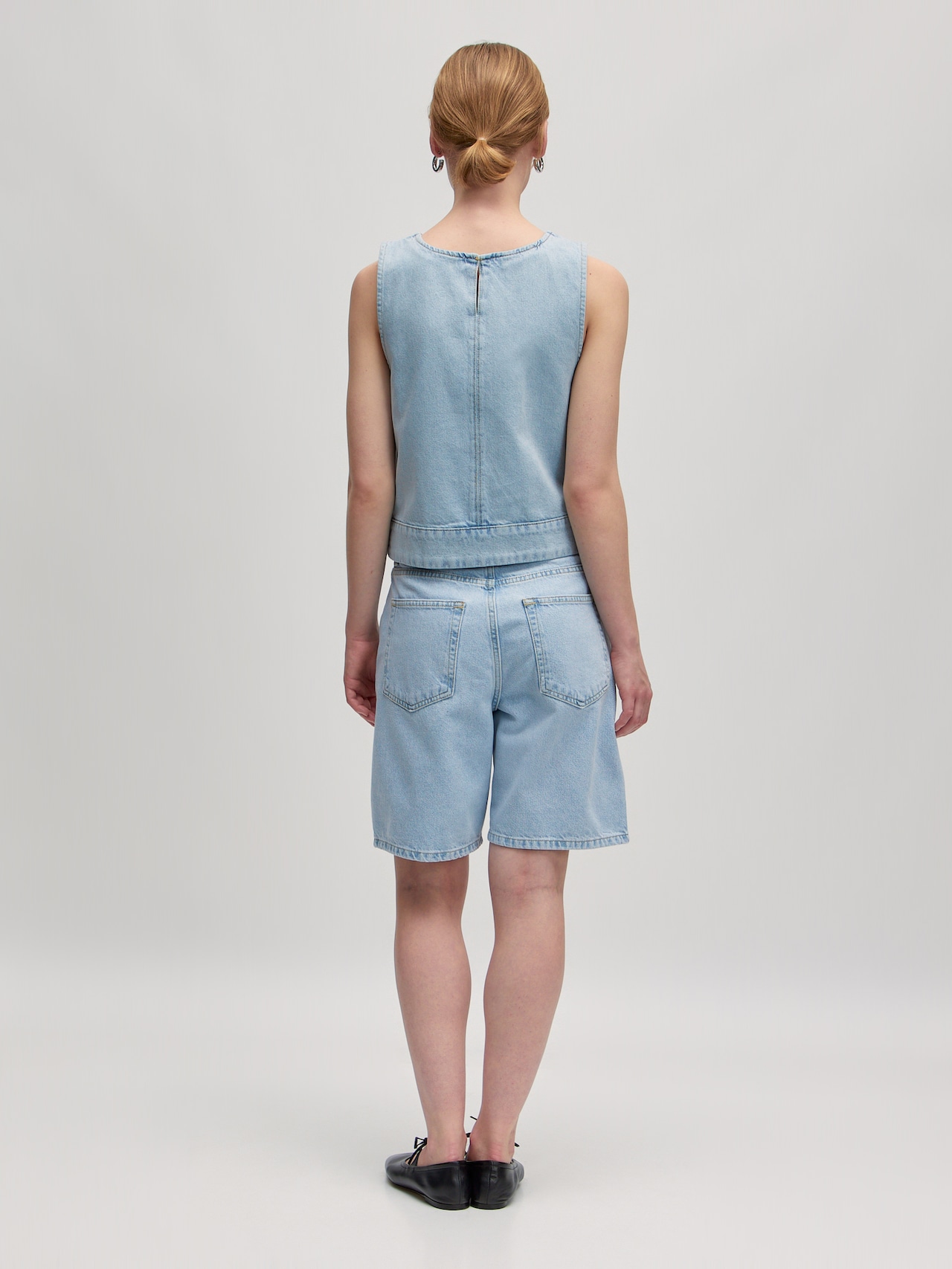 EDITED Produits Haut 'Raina' bleu denim