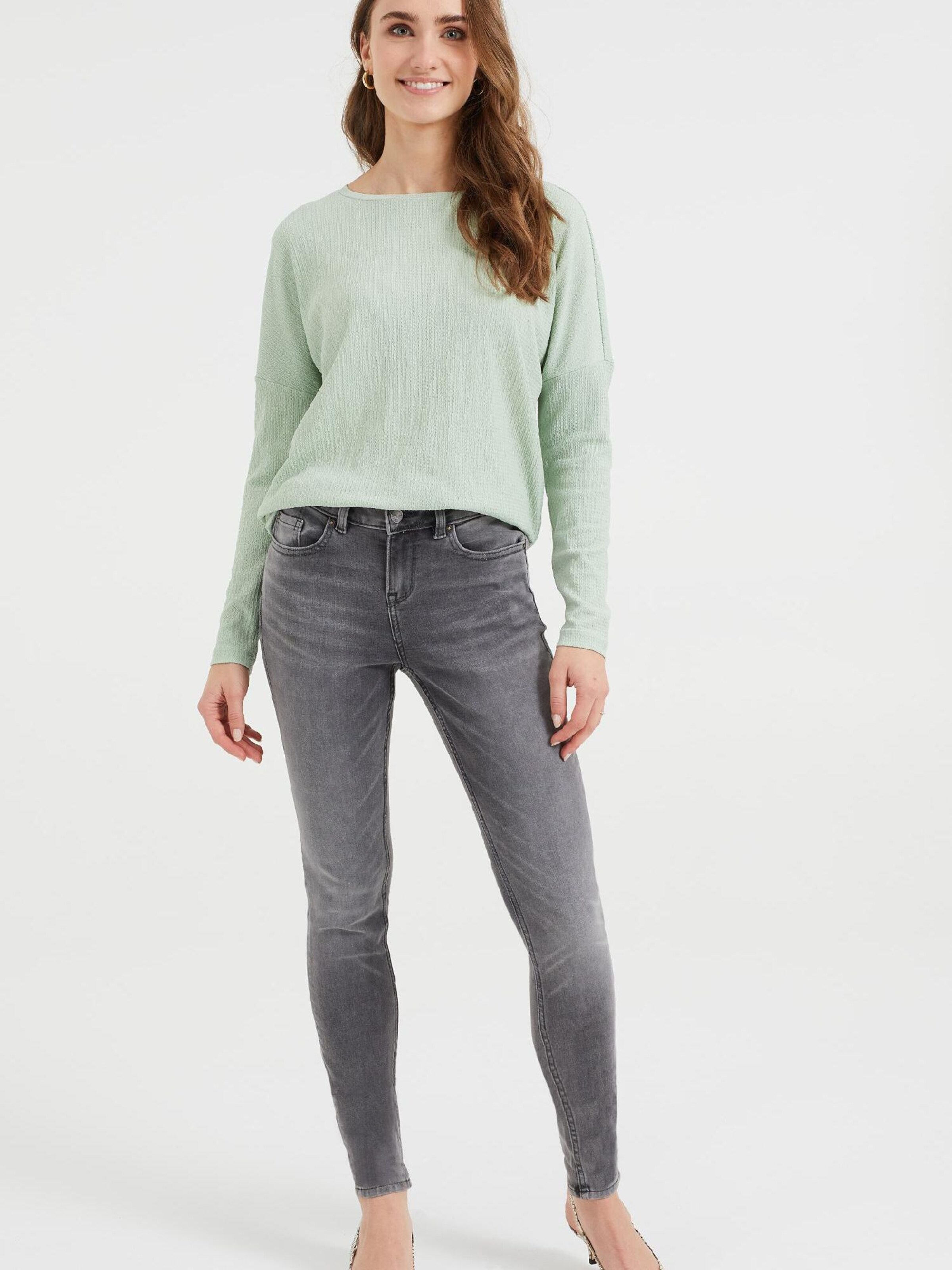 Frauen Jeans WE Fashion Jeans in Grau - KI72818 Frauen Jeans WE Fashion Jeans in Grau - KI72818
