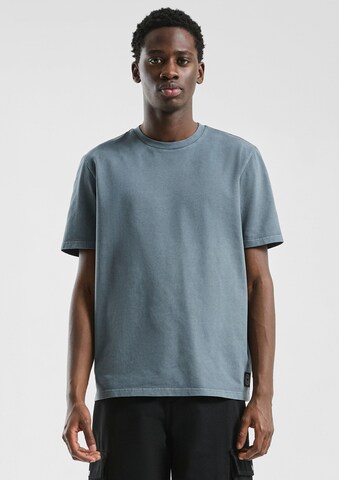 QS Shirt in Blauw: voorkant