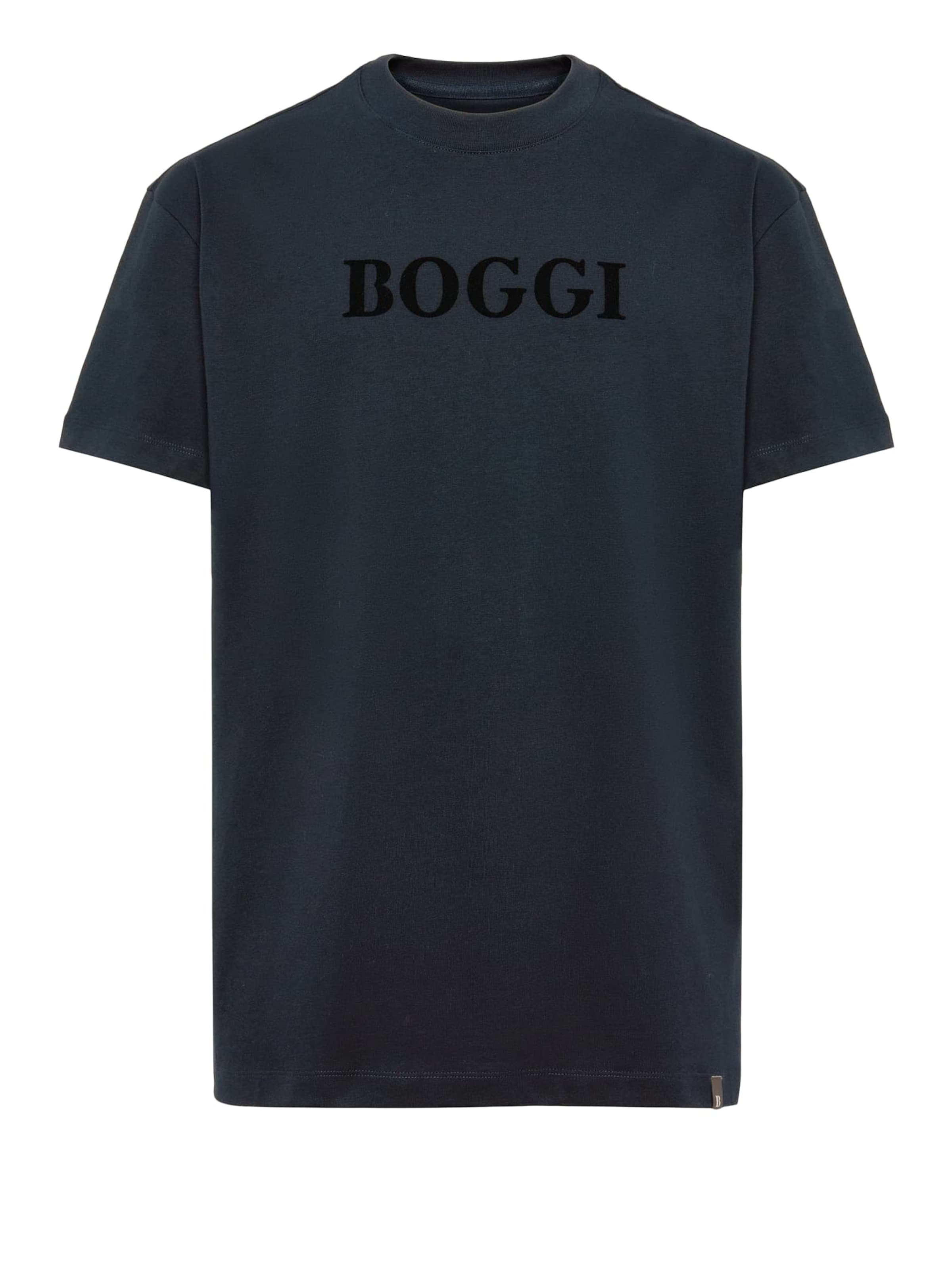 Boggi Milano Shirt in Blauw: voorkant