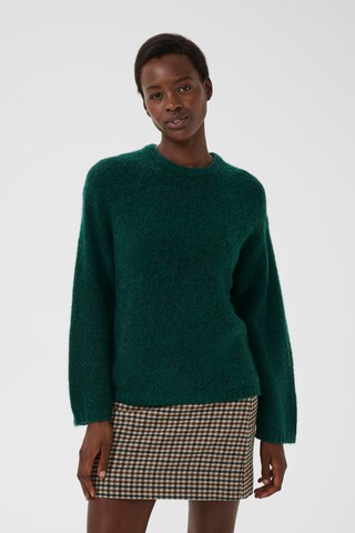 Part Two Pullover 'Spencer ' in Grün: Vorderseite