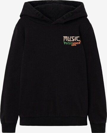 Sweat 'SALADE' NAME IT en noir : devant