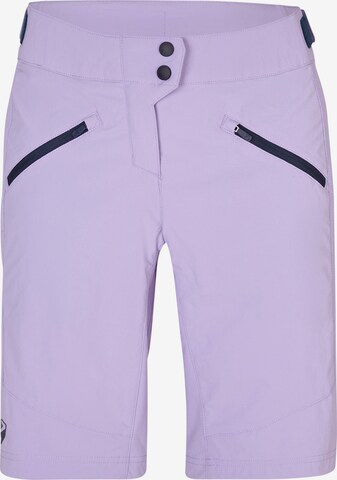 ZIENER Regular Workout Pants 'NASITA' in Purple: front