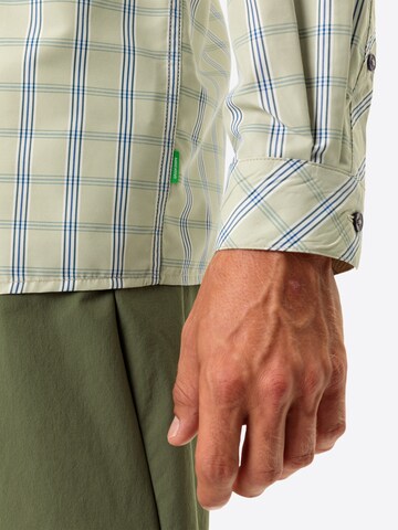 VAUDE Regular fit Athletic button up shirt 'M Albsteig LS ST III' in Green