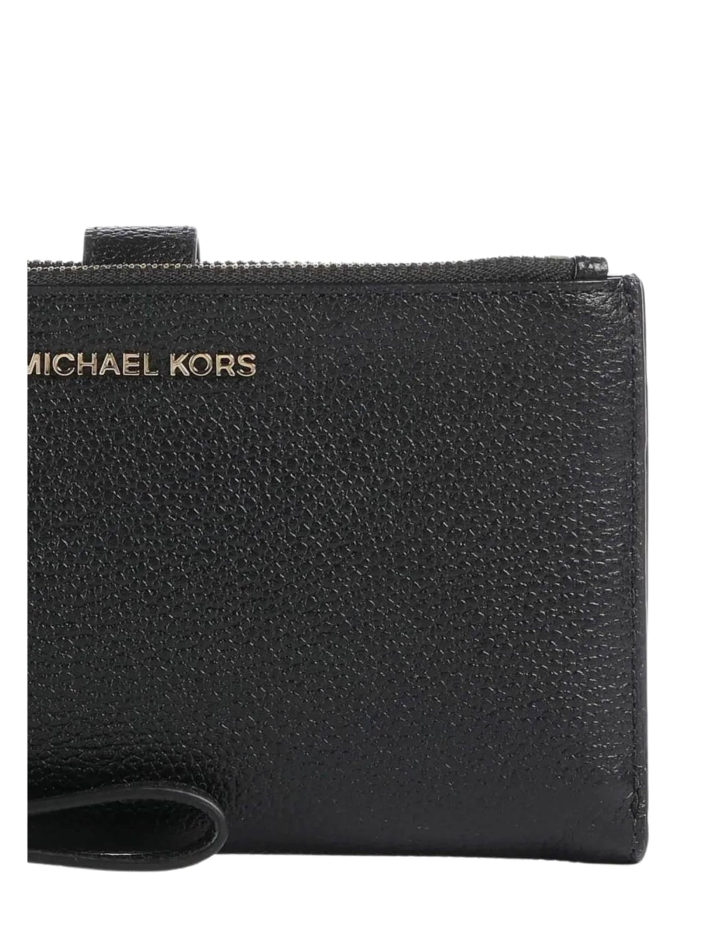 MICHAEL Michael Kors Party táska 'Michael Kors Pochette à dragonne Jet Set Noir' - fekete