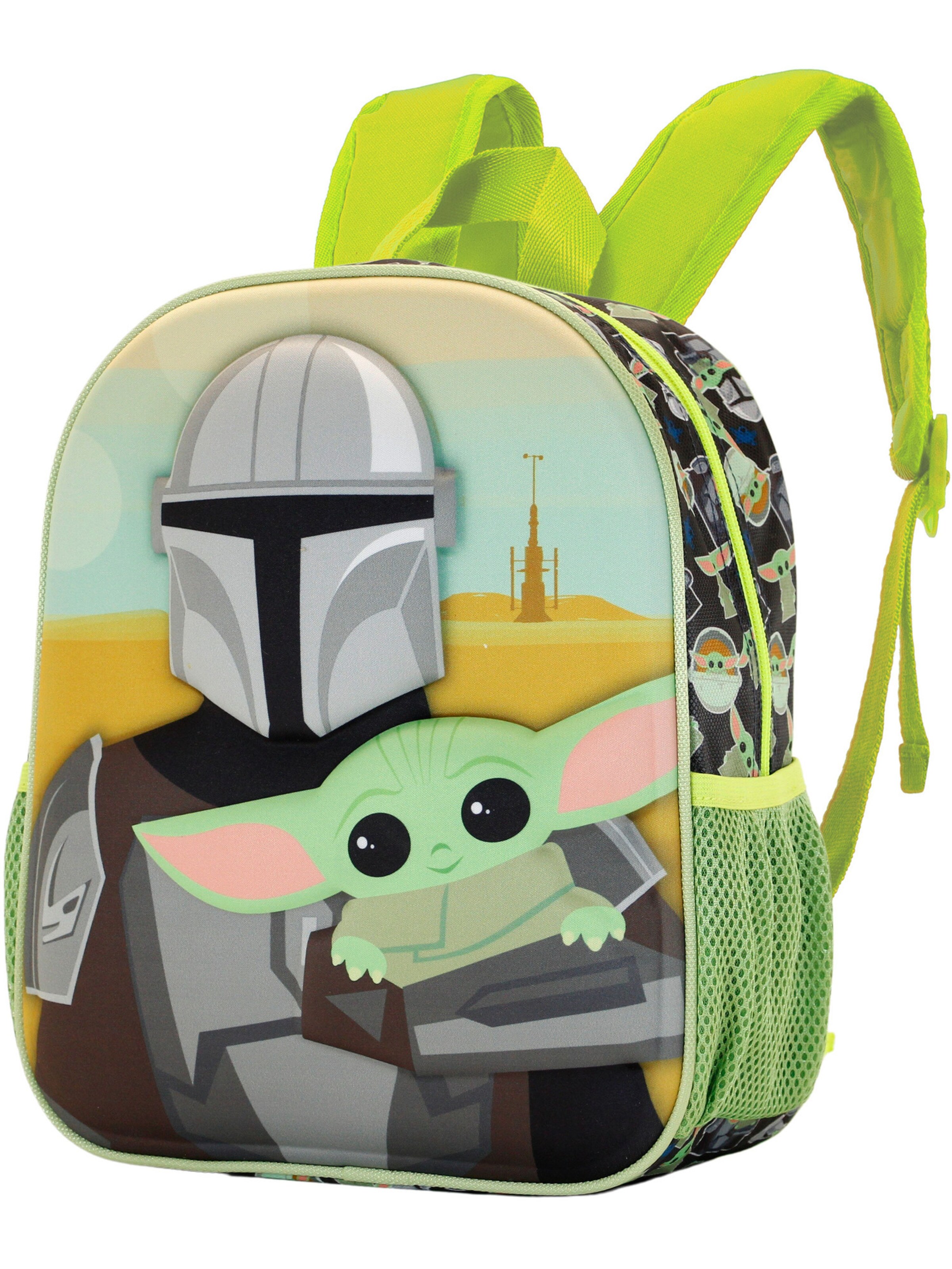STAR WARS Rucksack 'The Mandalorian Eyes-Small 3D' in Grün