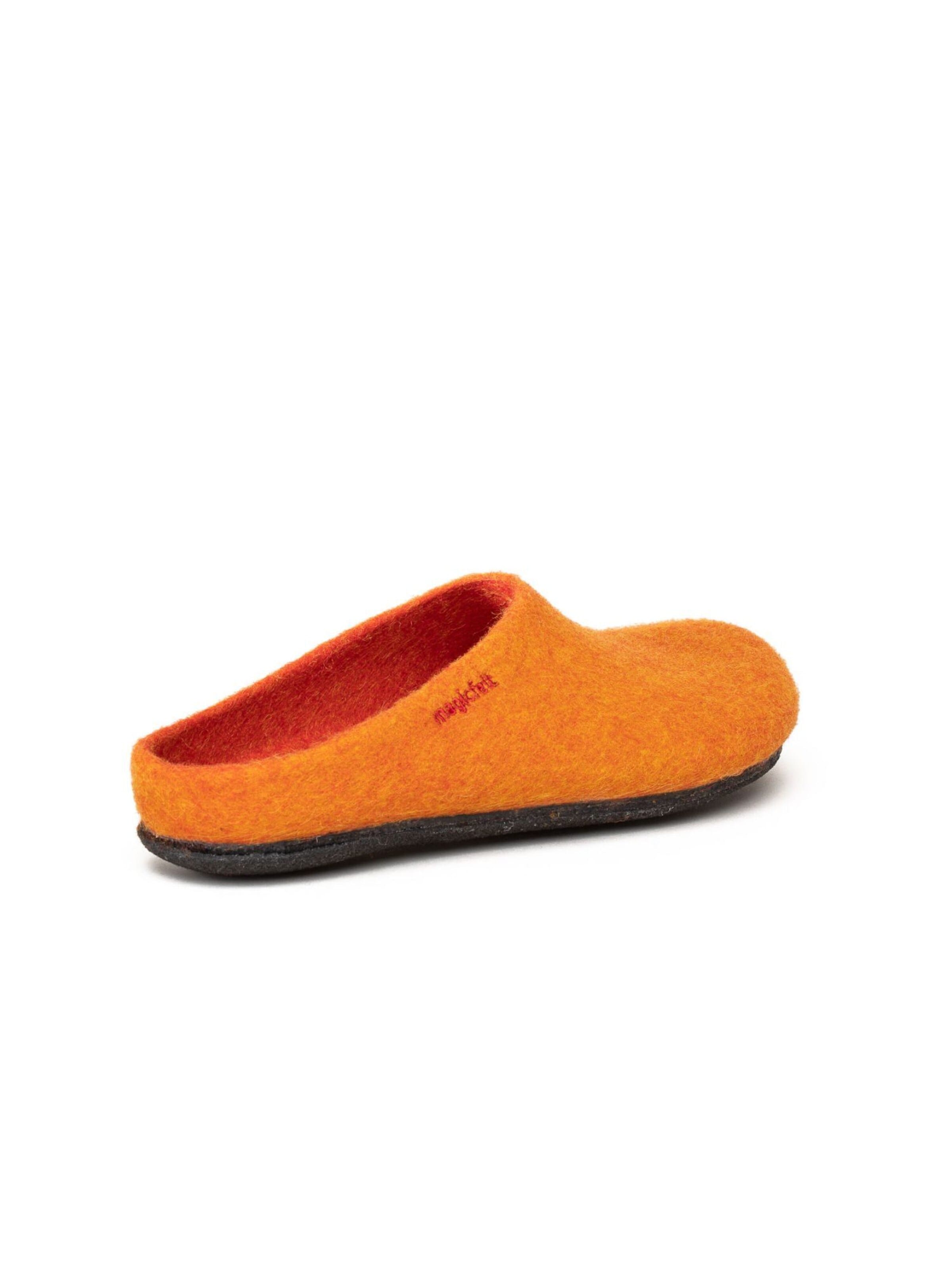 MagicFelt Slippers 'Filzpantoffel Magicfelt 709' in Orange