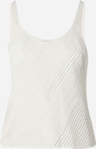 JDY Knitted Top 'SUN' in White: front