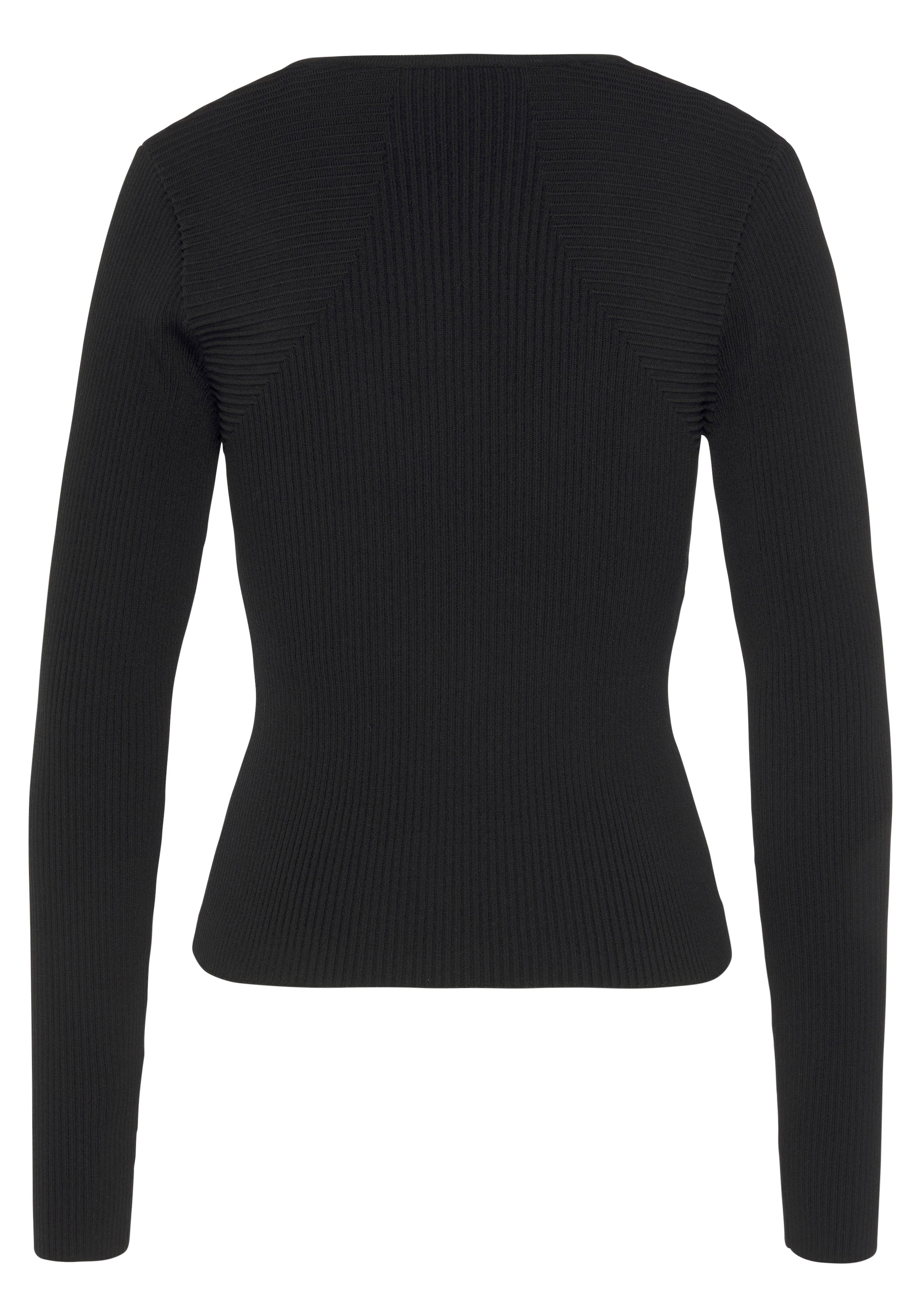 LASCANA Свитер в Черный