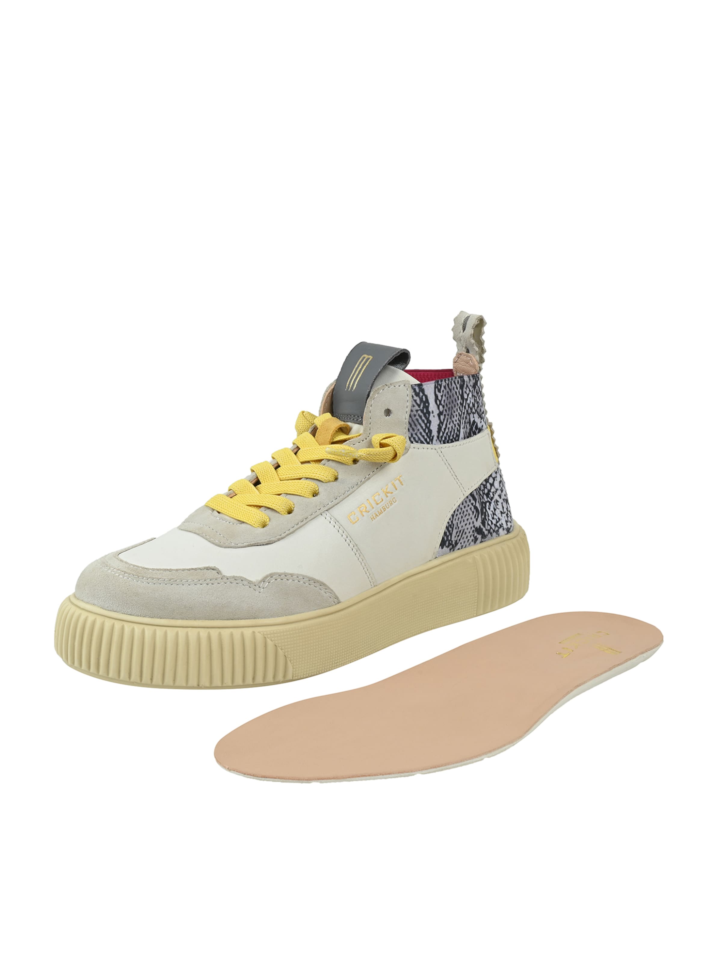 Crickit Sneakers hoog ' REBEKA ' in Wit