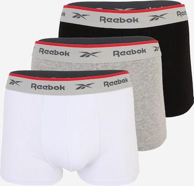 Reebok Sportske gaće 'Ovett' u siva melange / crna / bijela, Pregled proizvoda