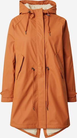 Derbe Raincoat 'Friese' in Brown: front