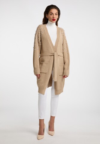 faina Strickjacke in Beige