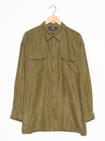 Consensus Button Up Shirt in XL in Green: front
