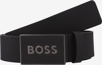 BOSS Belt in Grey: front