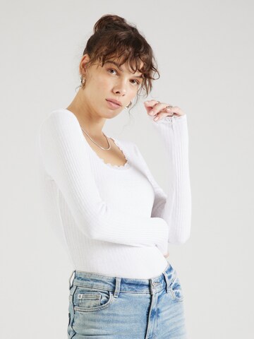 TOPSHOP - Camiseta en blanco: frente