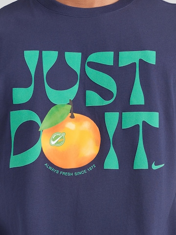 Nike Sportswear Koszulka 'SLVLS ORANGE' w kolorze niebieski