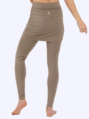 Magadi Skinny Workout Pants 'Lara' in Beige