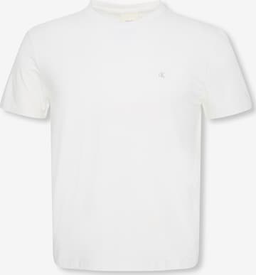 T-Shirt Calvin Klein en blanc : devant