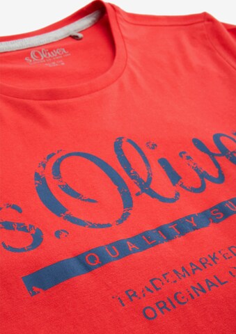 s.Oliver T-Shirt in Rot