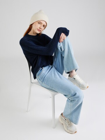 Samsøe Samsøe Trui in Blauw