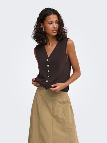 Gilet JDY en marron : devant