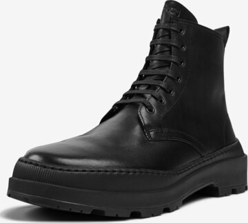 CAMPER Lace-Up Boots 'Brutus Trek' in Black: front