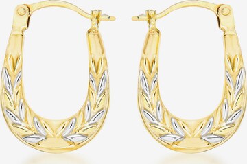 Lucardi Earrings 'Klassisch' in Gold: front