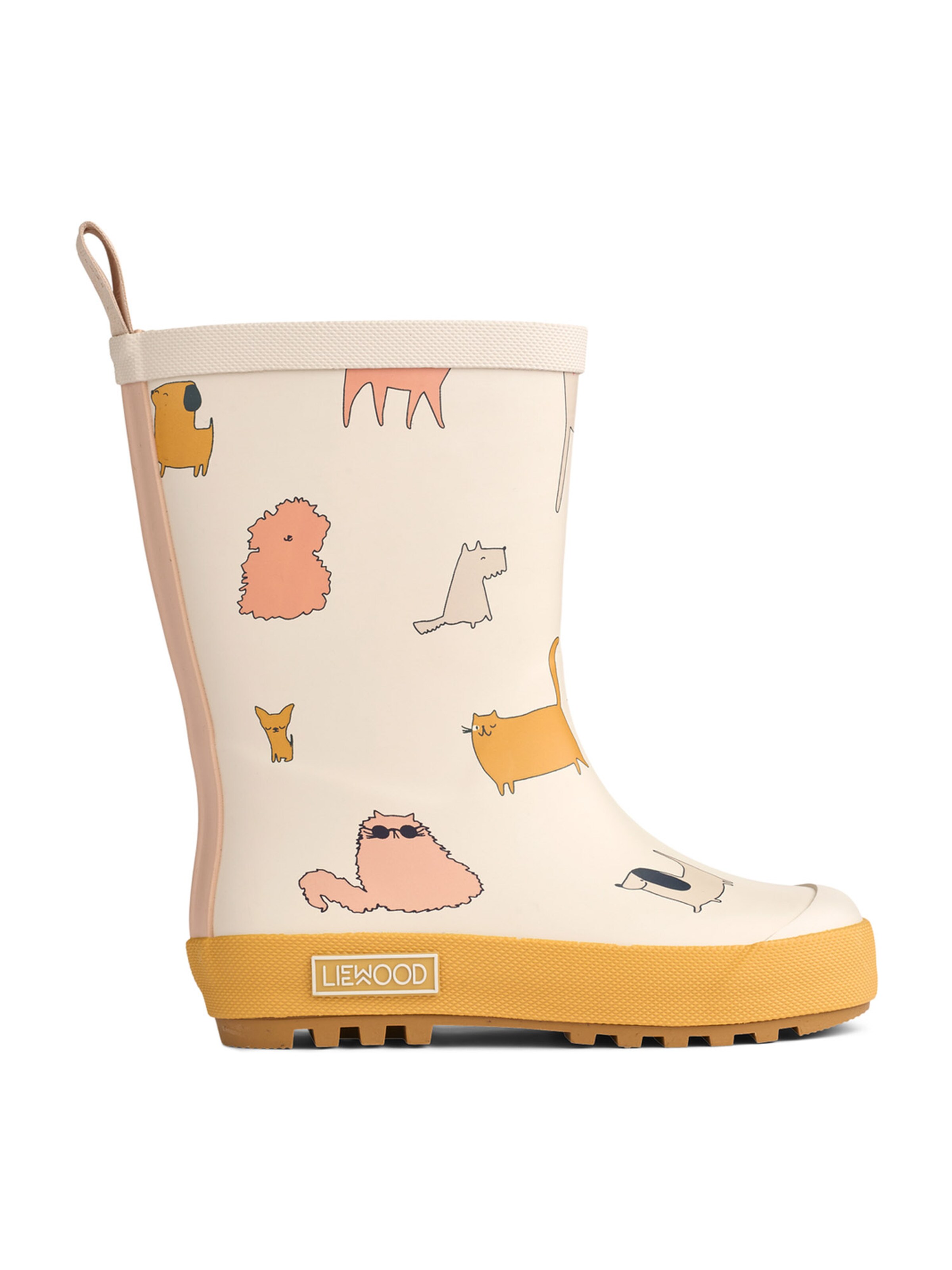 Liewood Gummistøvler i beige: forside