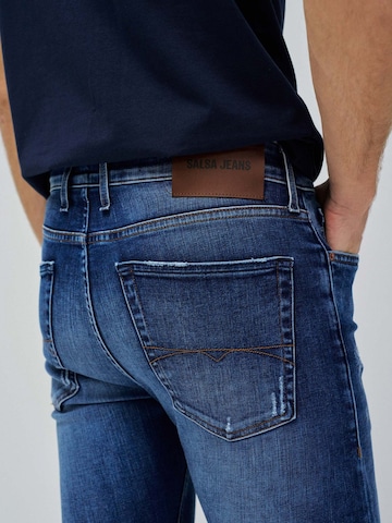 Skinny Jean Salsa Jeans en bleu